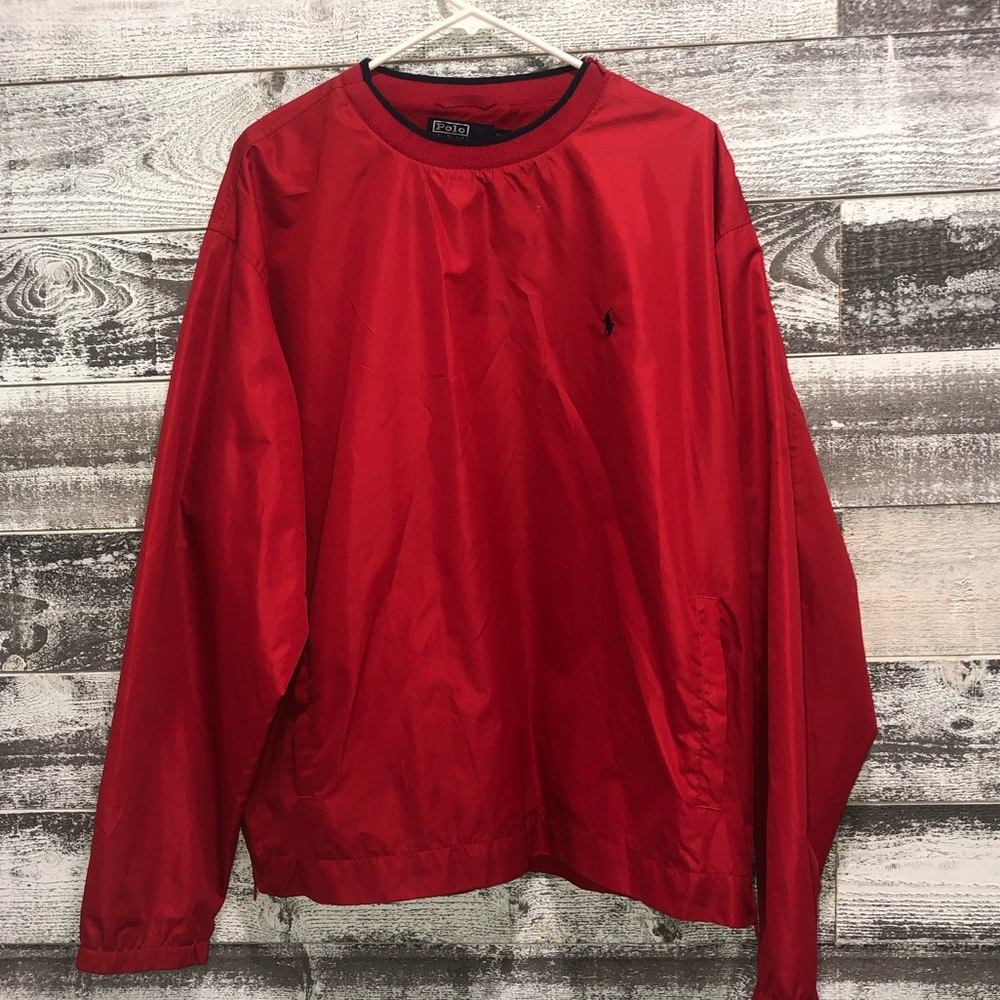 Vtg Ralph Lauren Polo Windbreaker XL Pullover Jacket